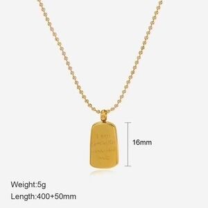 Gold Plated I Love You‎ To The Moon And Back Pendant Ball Chain Necklace